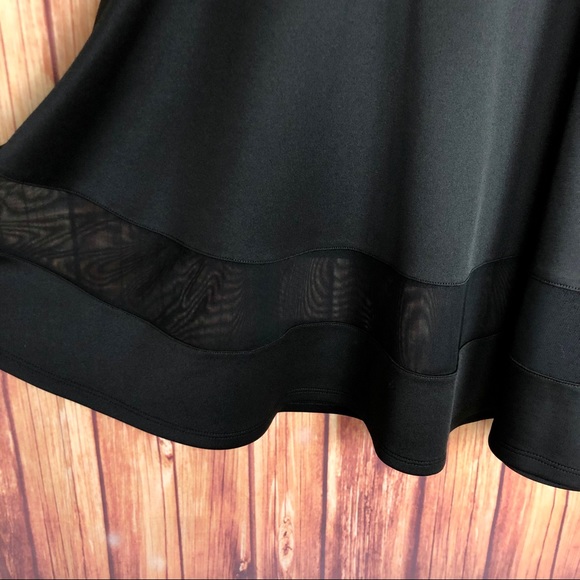 Brat Star Black Aline Full Scuba Skirt (M) - Picture 4 of 9